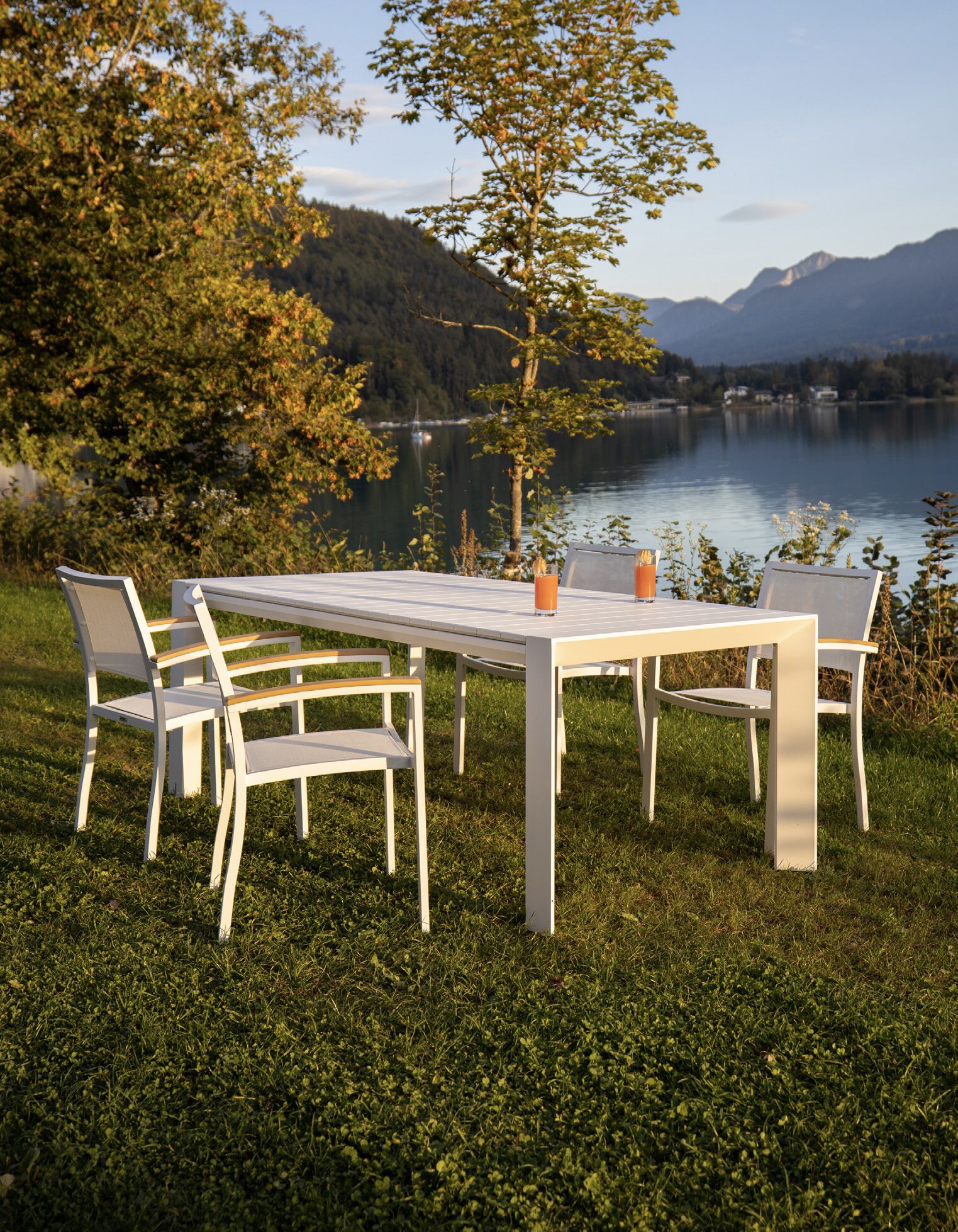 Алюминиевый штабелируемый садовый стул с подлокотниками DRIGANI CLUB ARCH-00068309 - Вид №4