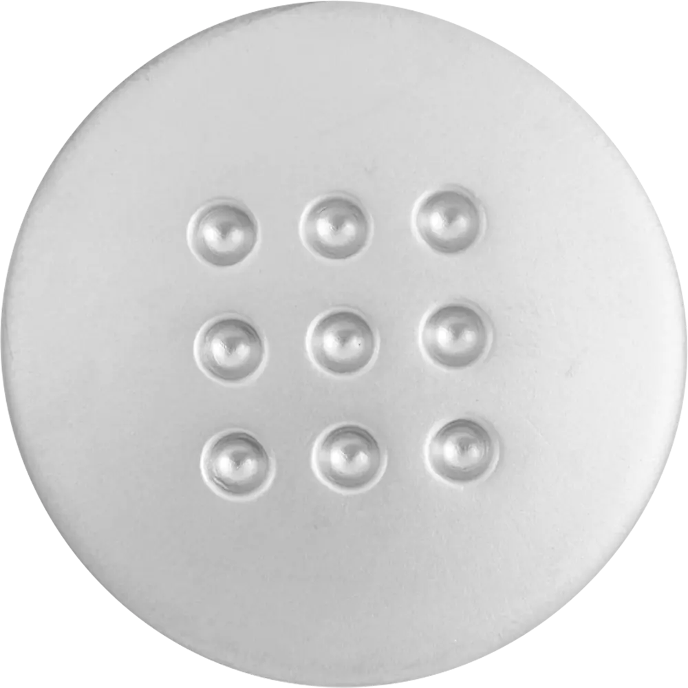 Мебельная ручка-кнопка RC011CP металл цвет глянцевый хром EDSON STLM-2112888 - Вид №2