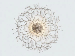 Serip Бра ручной работы из бронзы Coral Ap1486