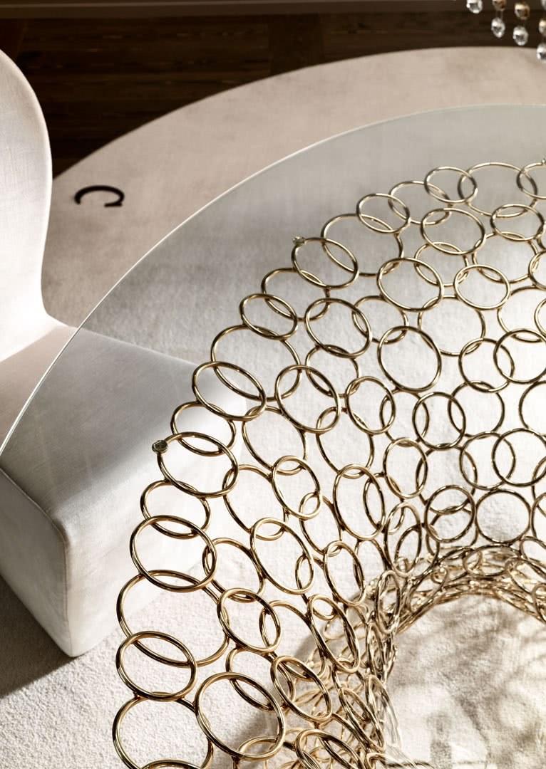 Cantori Круглый стеклянный стол Mondrian sun-id-1359280 - Вид №4