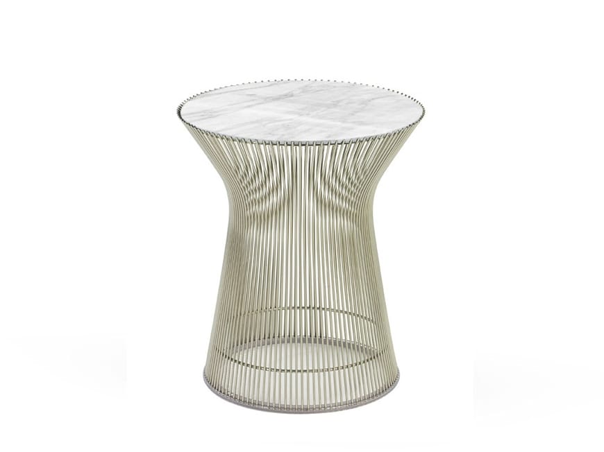 Круглый стол из мрамора и стали Knoll Platner ARCH-00067916