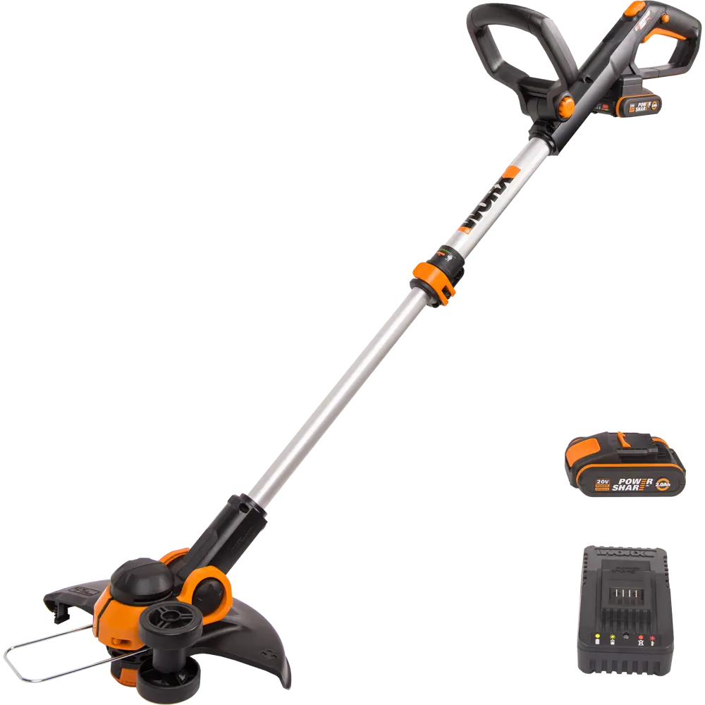 Триммер аккумуляторный Worx WP164E 20 В 1x2 Ач АКБ и ЗУ входит в комплект STLM-2058062