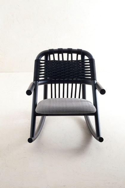 Very Wood Кресло-качалка из дерева с подлокотниками Unam sun-id-1396997 - Вид №6