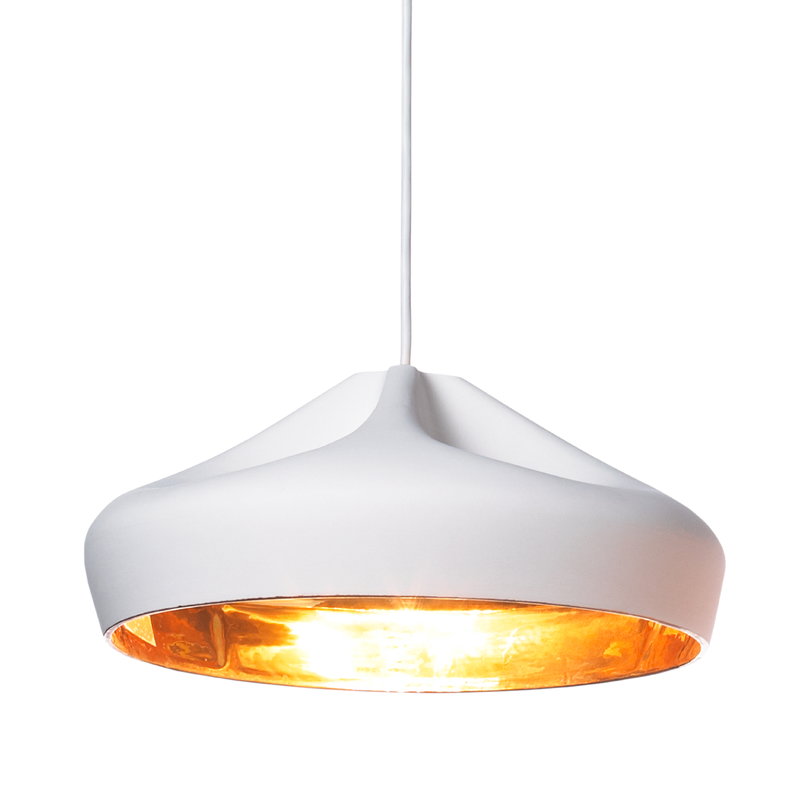 094650 Подвесной светильник 36 бело-золотой Marset Pleat Box 