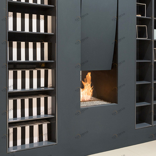Камин двухсторонний на биоэтаноле CANTOB108G Antonio Lupi CANTO DEL FUOCO встраиваемый Antoniolupi