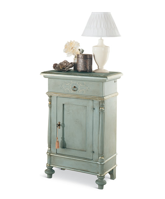 2823 Tifernoit Прикроватный столик с точеными колоннами Zona Notte 