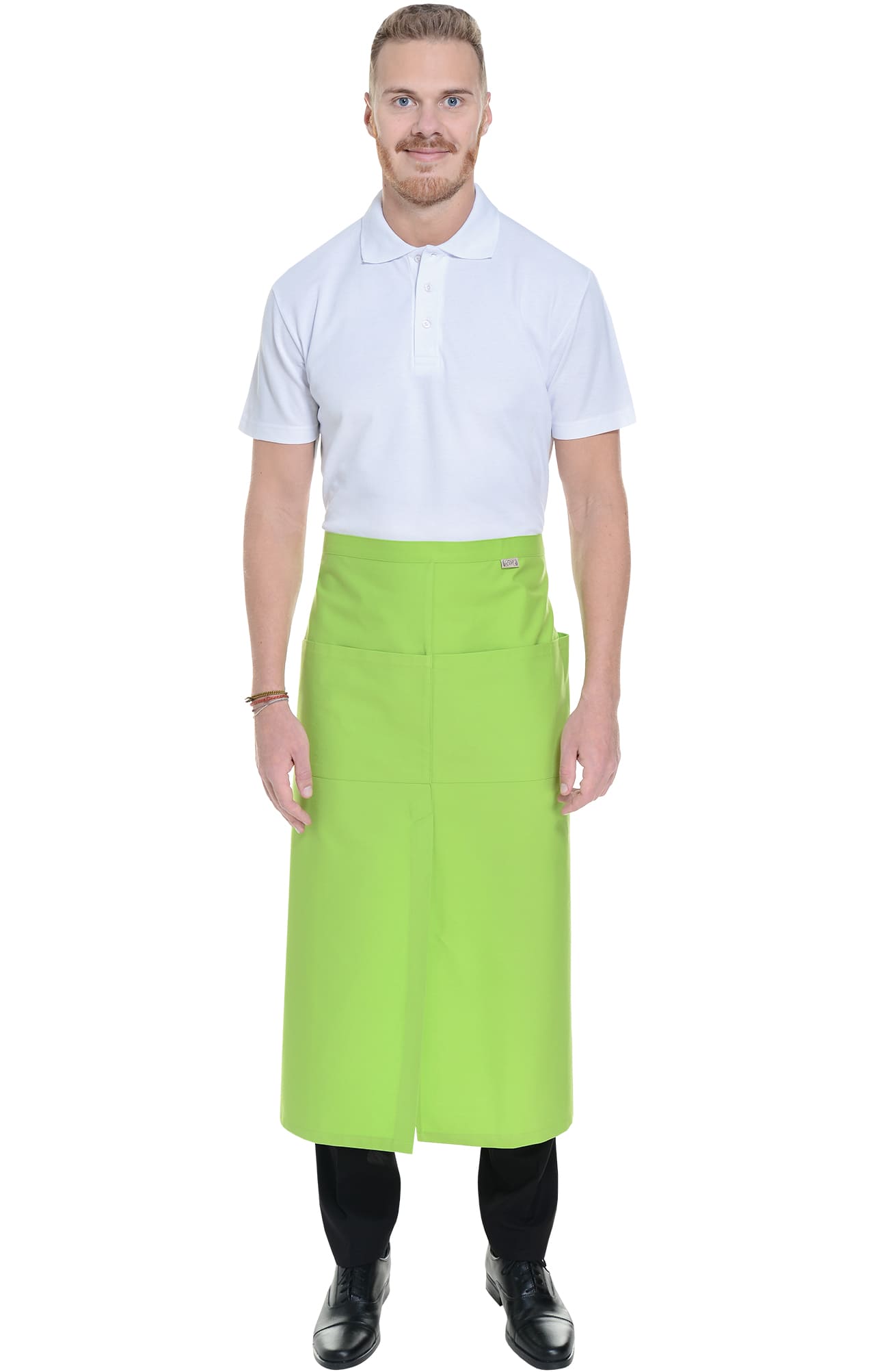 60402 Фартук удлиненный spring green (весенний зеленый) FLORA  Одежда для официантов  размер  - Вид №9