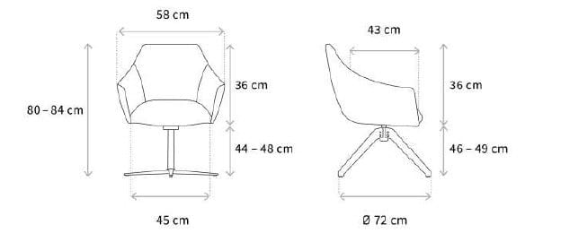 Спицевое вращающееся кресло Wagner W-Cube ARCH-00087387 - Вид №2