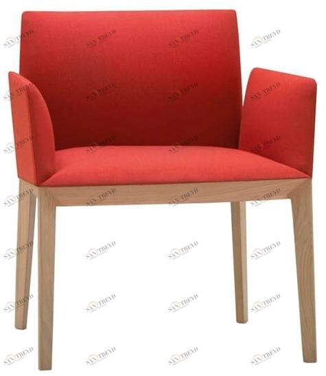 Andreu World Кресло из ткани с подлокотниками Pillow Bu1544