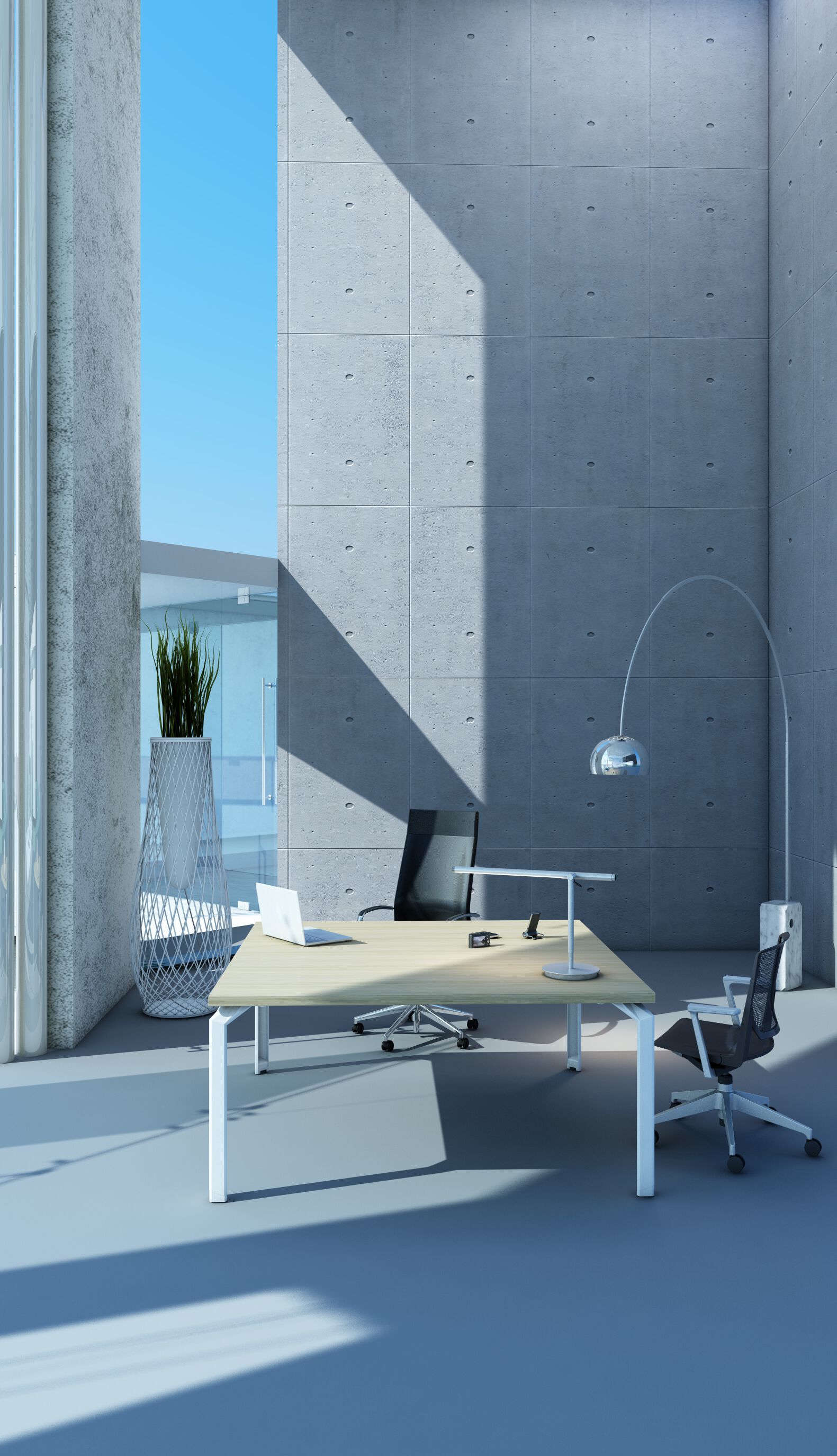 Деревянный квадратный стол для встреч Haworth Epure ARCH-00015278