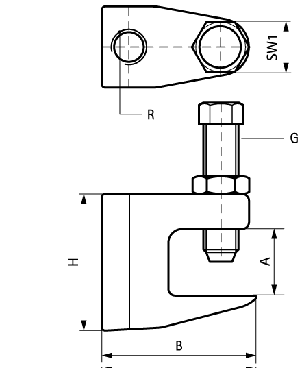 6003910 BIS Струбцины для балок walraven  - Вид №1
