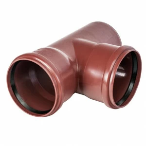 8M3187E9090 SANHA M3-187E тройник, угол 87,5°  DN 90x90 / OD 90x90 мм