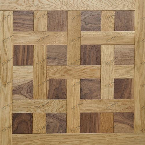 Модульный паркет Coswick Шеверни / Американский Дуб Селект (Гладкая) 635х635 мм 18171701