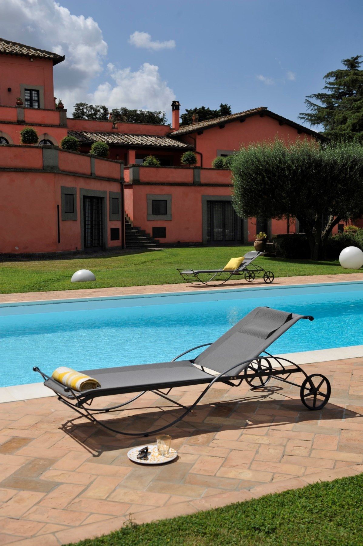 Железная Садовая кровать с колесами Unopiù Aurora ARCH-00120773 - Вид №1