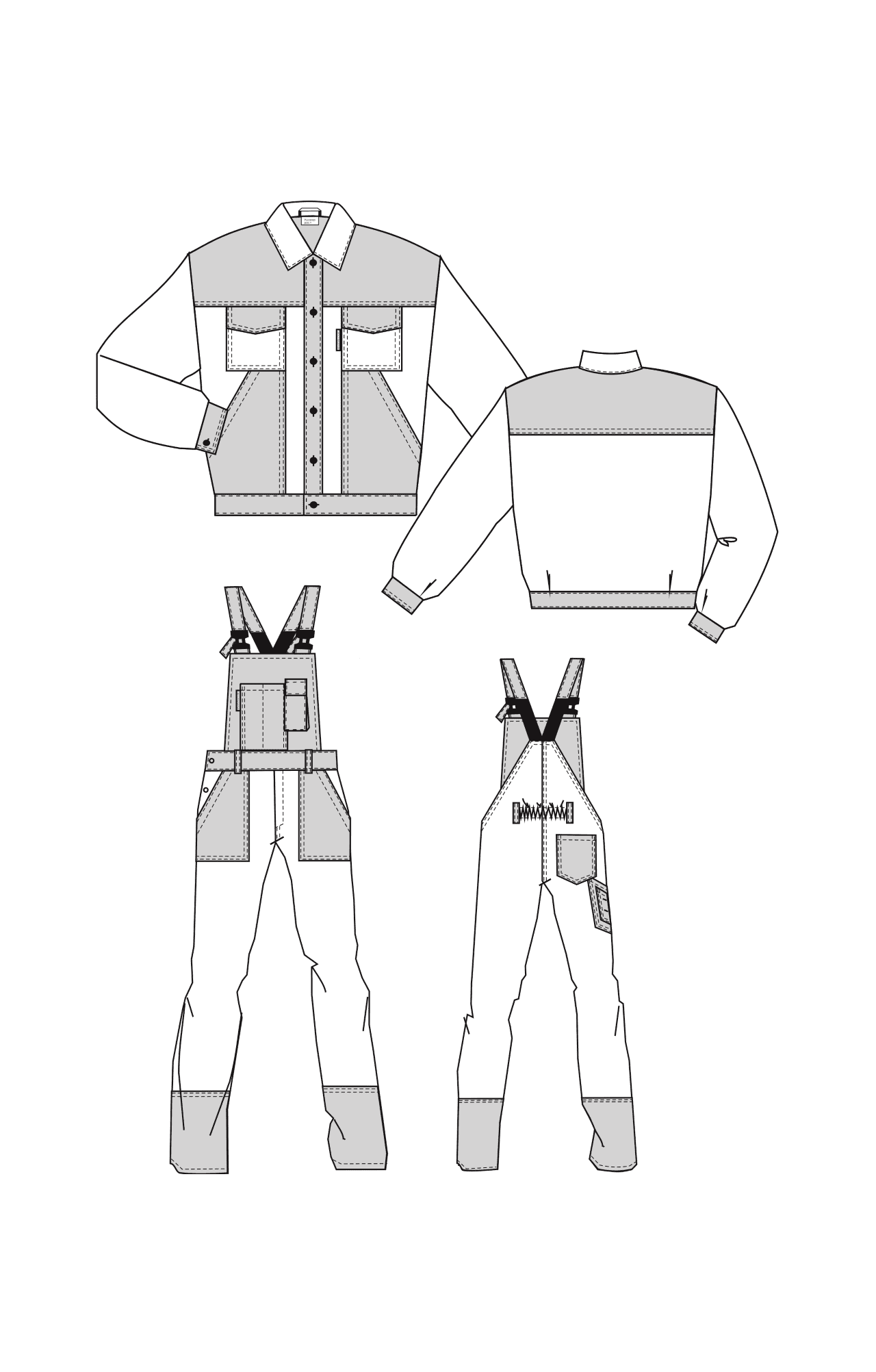 61670 Костюм "Мастер" оранжево-зеленый  Летняя спецодежда  размер 60-62/182-188  - Вид №8