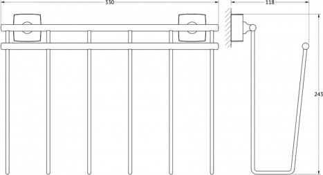 Esp 052 Газетница FBS Esperado - Вид №1