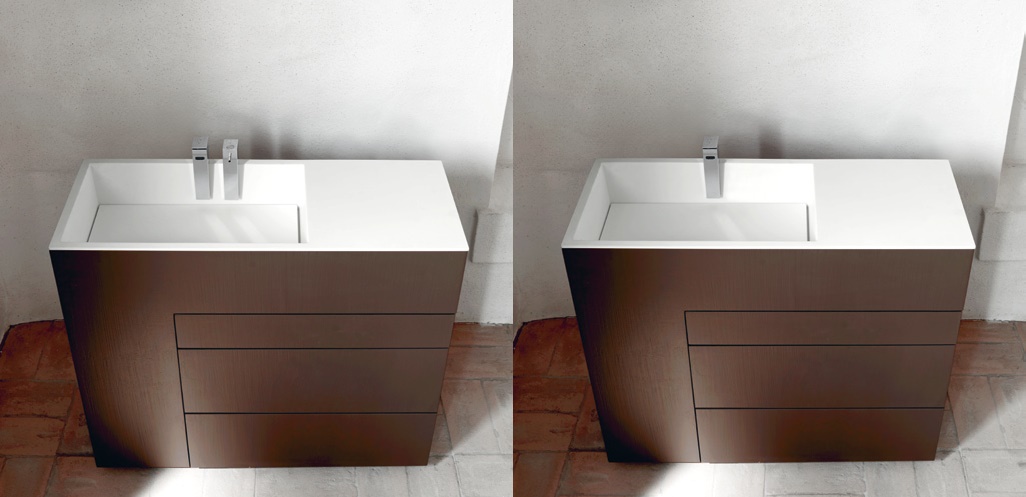 Комбинация ванной комнаты T03 в отделке Full 100 Milltek/33 ECOMALTA TERRA MILLDUE TOUCH TOUCH03 - Вид №2