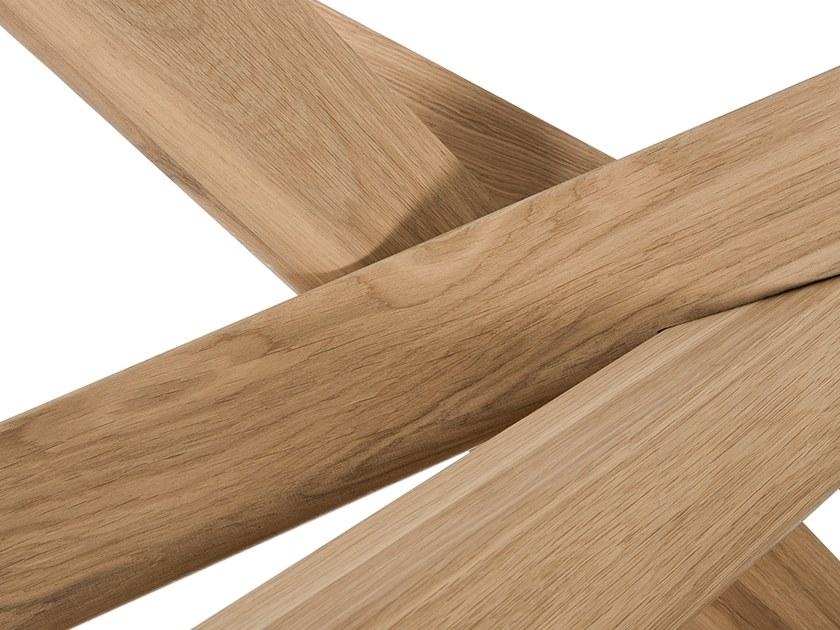 Ethnicraft Круглый обеденный стол из дуба Oak mikado 50545 - Вид №3