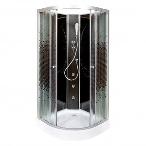 BМ4510 N LED BLACK Душевая кабина DETO Серия ВМ