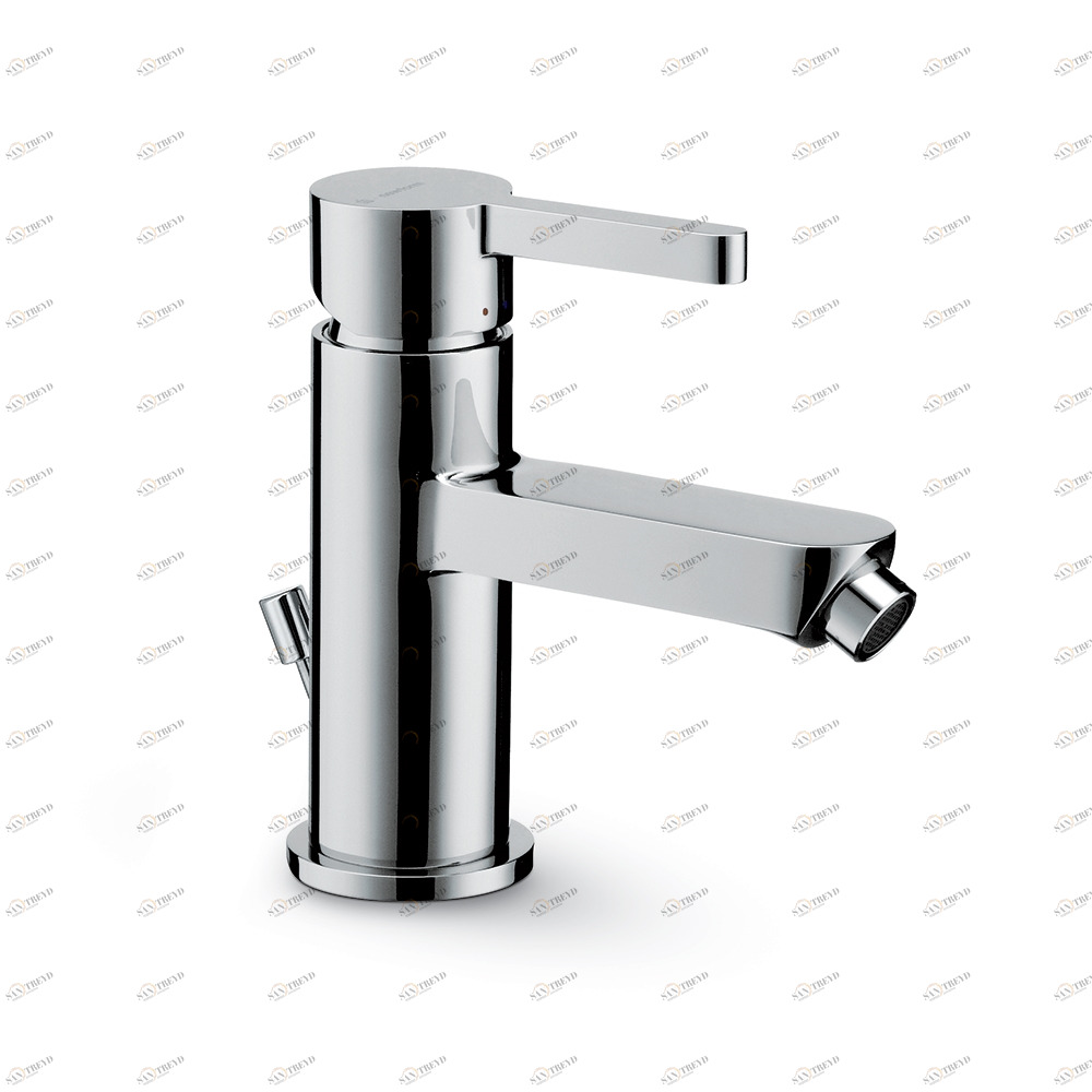 Смеситель для биде, однорычажный, со сливным гарнитуром 1 ”1/4. ERGO NEWFORM Италия 65825