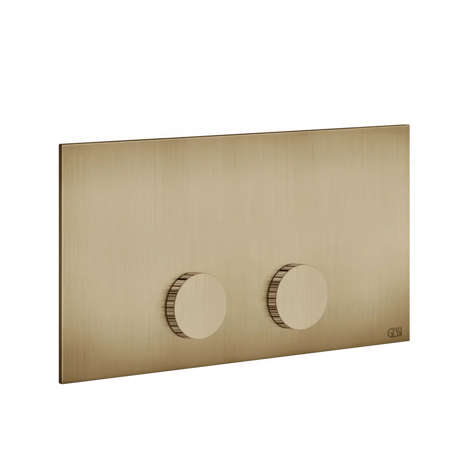 Запорная пластина 54637 726 Gessi Ingranaggio ТЕПЛАЯ БРОНЗА BR. PVD 54637726