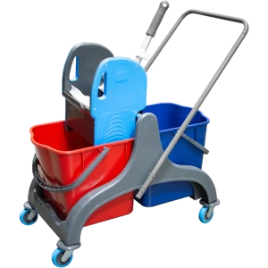 Тележка для уборки двухведерная 2x25 л