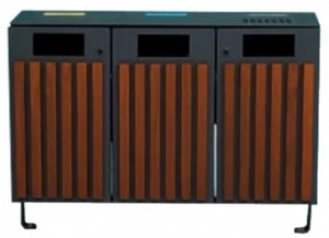 Euroform W Урна для мусора с крышкой для улицы