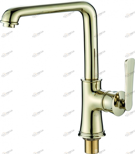 Смеситель для кухни Rush Flores FLG0835-2 высокий золото 11523125