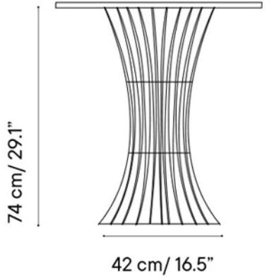 iSimar Садовый круглый стол из стали Bolonia sun-id-1420515 - Вид №1
