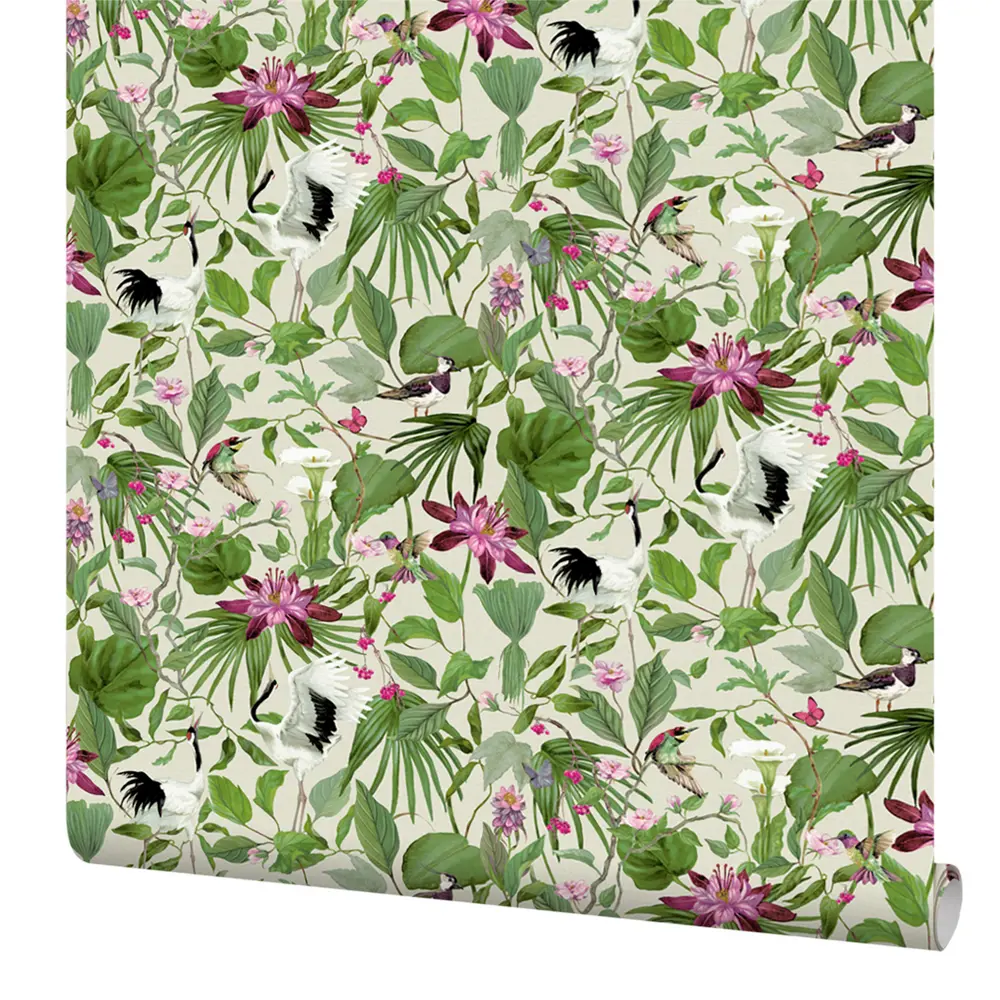 Обои флизелиновые Erismann Amazonik бежевые 1.06 м ЭР60464-03 Amazonika STLM-2074459