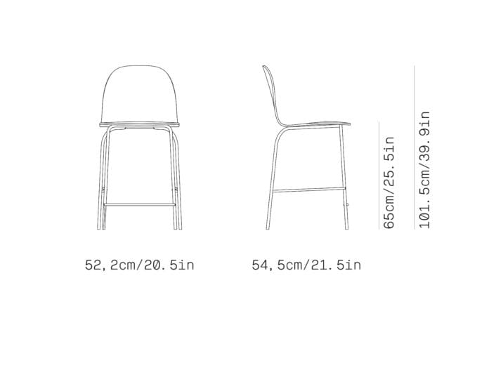 Стул с мягким сиденьем Omelette Editions TERRA METAL ARCH-00152392 - Вид №7