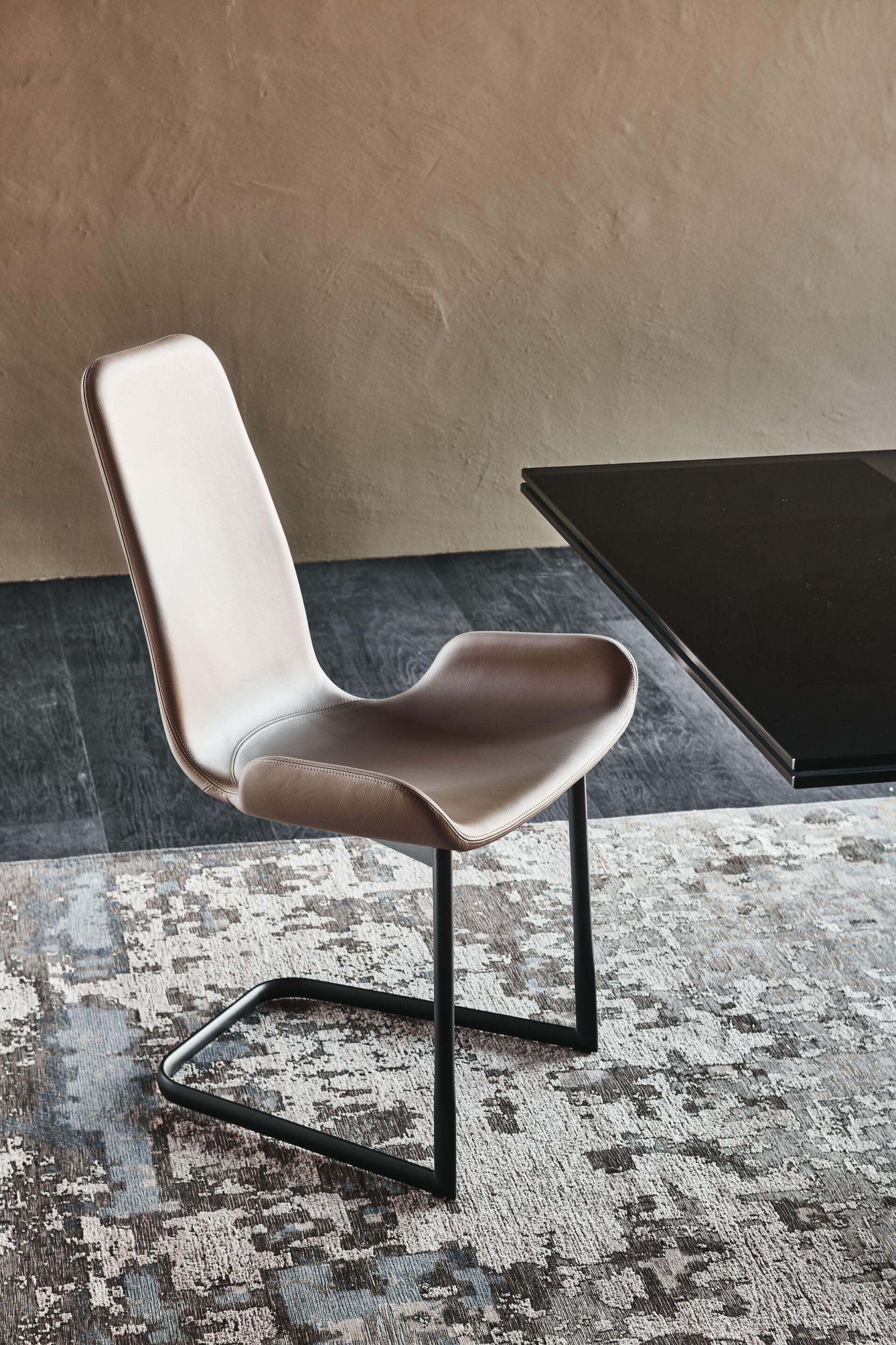 Кожаный консольный стул Cattelan italia FLAMINGO ARCH-00068268 - Вид №1