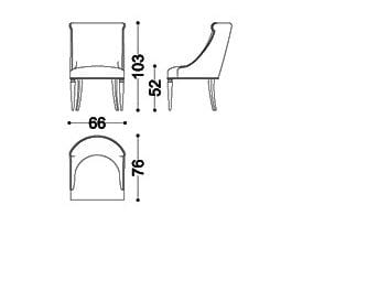 Тканевое кресло OPERA CONTEMPORARY 49001 ARCH-00078430 - Вид №2