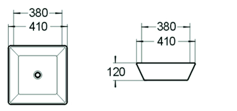 Раковина чаша SL-1014 SANTILINE  - Вид №1