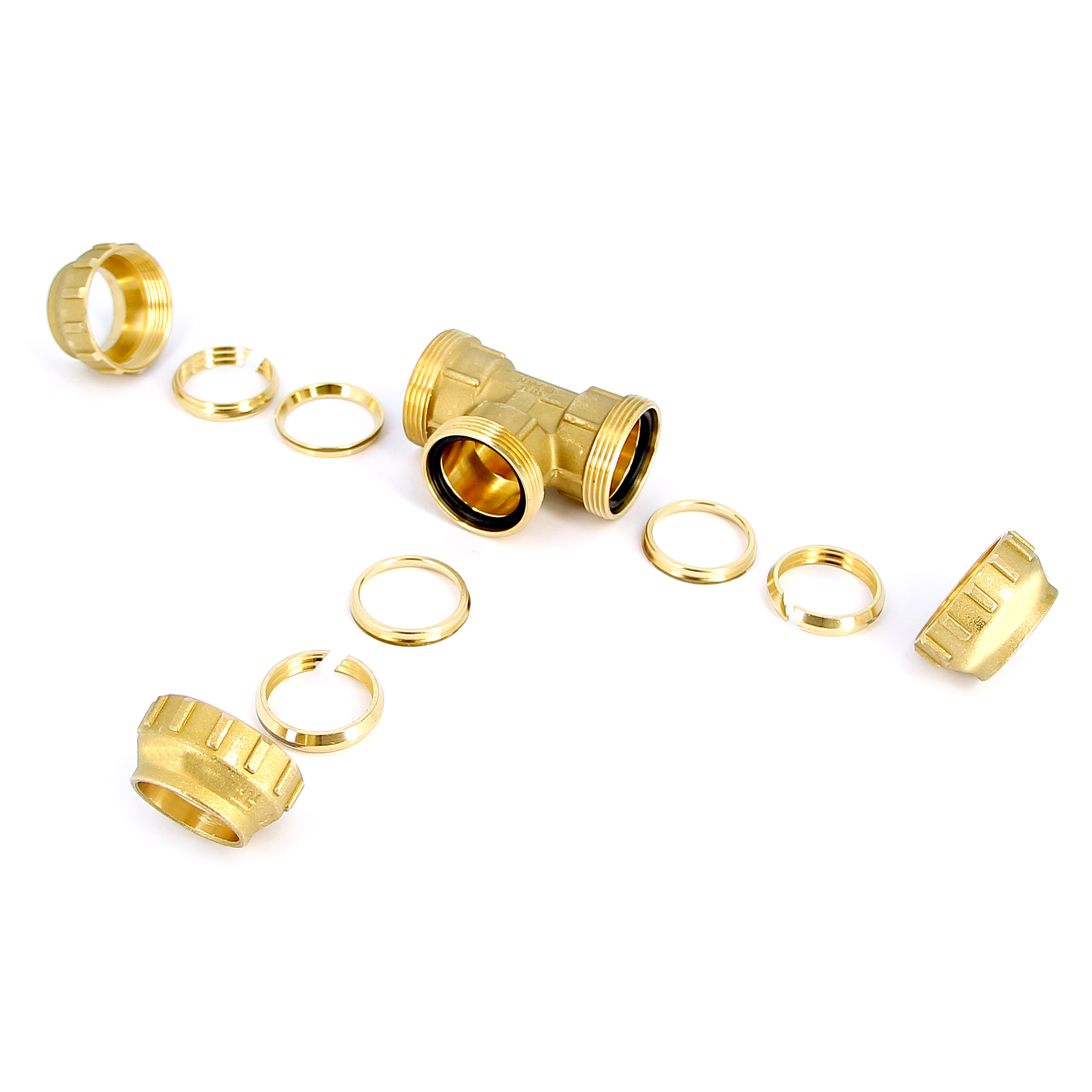 Тройник обжим-В TIEMME 20х1/2"х20 3400043 - Вид №4