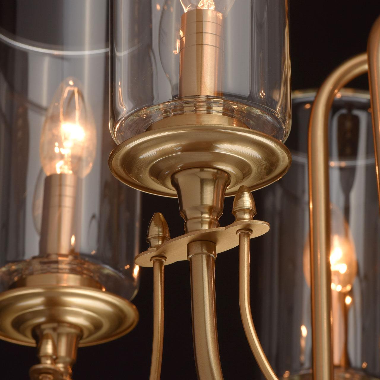 Подвесная люстра MW-Light Аманда 8 481012606 MW-LIGHT ДИЗАЙНЕРСКИЕ, АМАНДА 186704 Латунь  - Вид №3