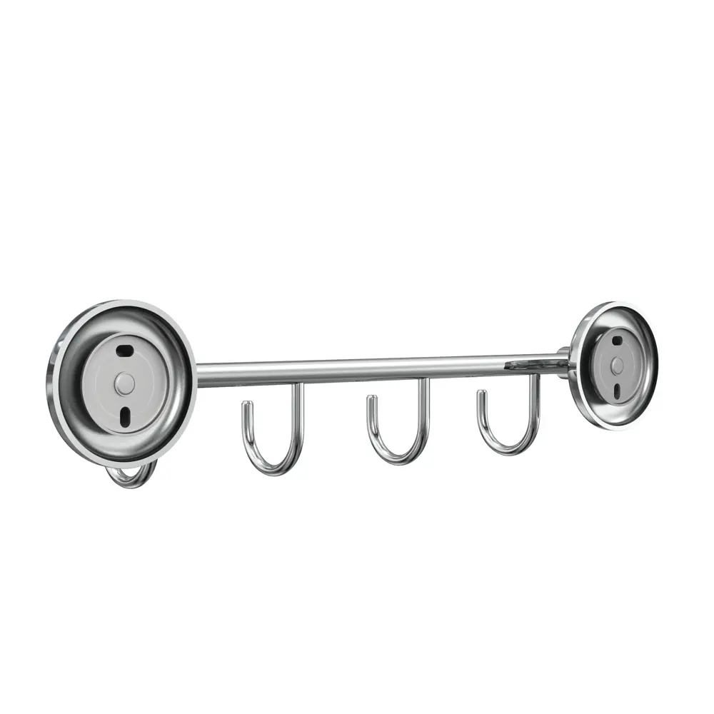 Держатель для полотенец Lemer You-Design 4 крючка цвет хром STLM-2129006 - Вид №2