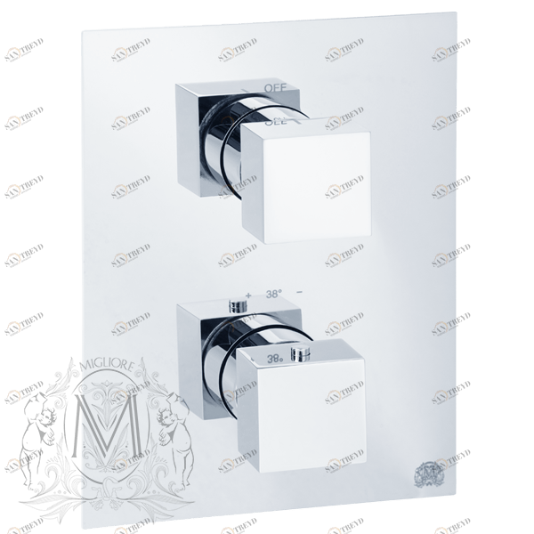 Смеситель MIGLIORE Kvant ML.KVT-2777 для душа, скрытого монтажа термостатический ML.KVT-2777.CR