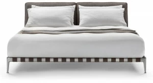 Flexform Двуспальная кровать из ткани Gregory