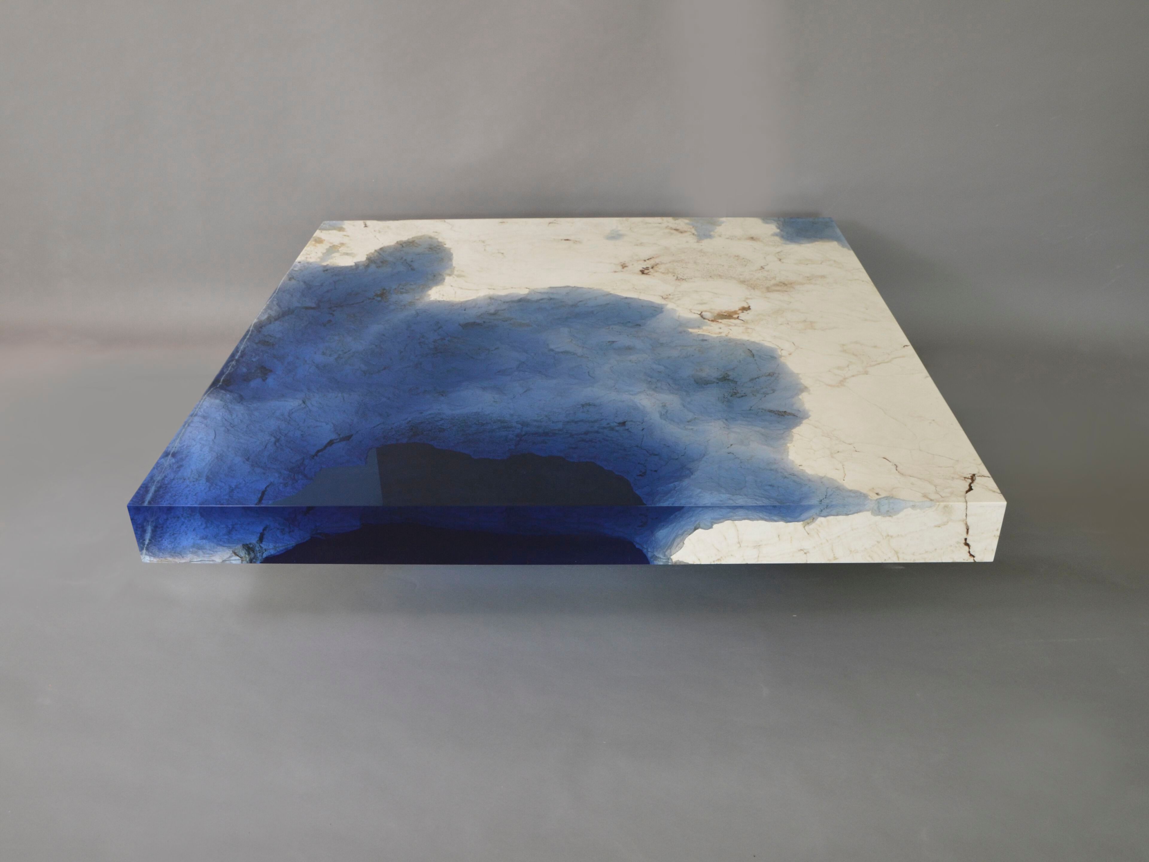 Журнальный столик из травертина от Rapolano alcarol Bedrock ARCH-00005371 - Вид №3