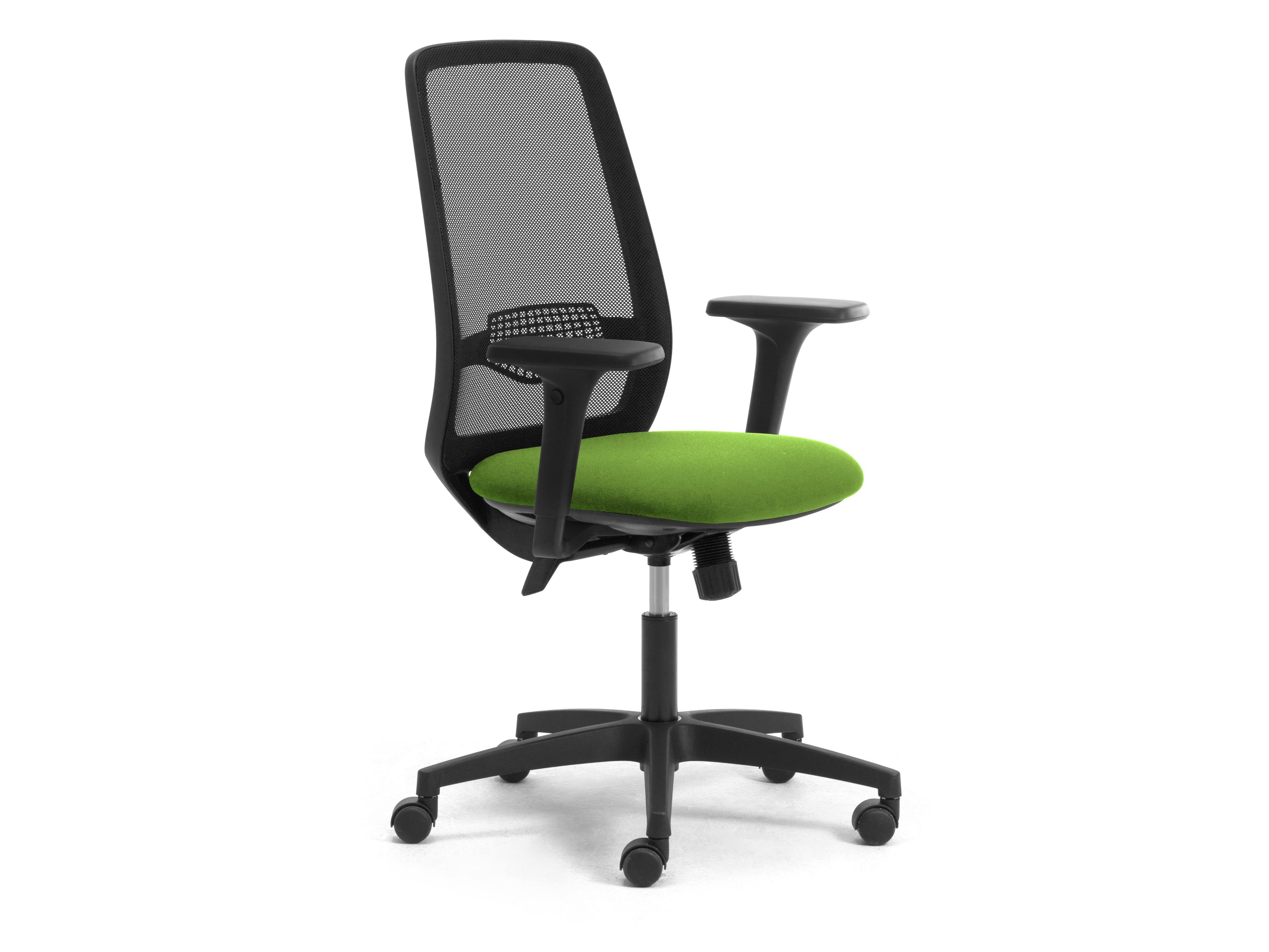 5 спиц подлокотник ткань поворотный операционный стул офис Leyform Star ARCH-00090051 - Вид №4