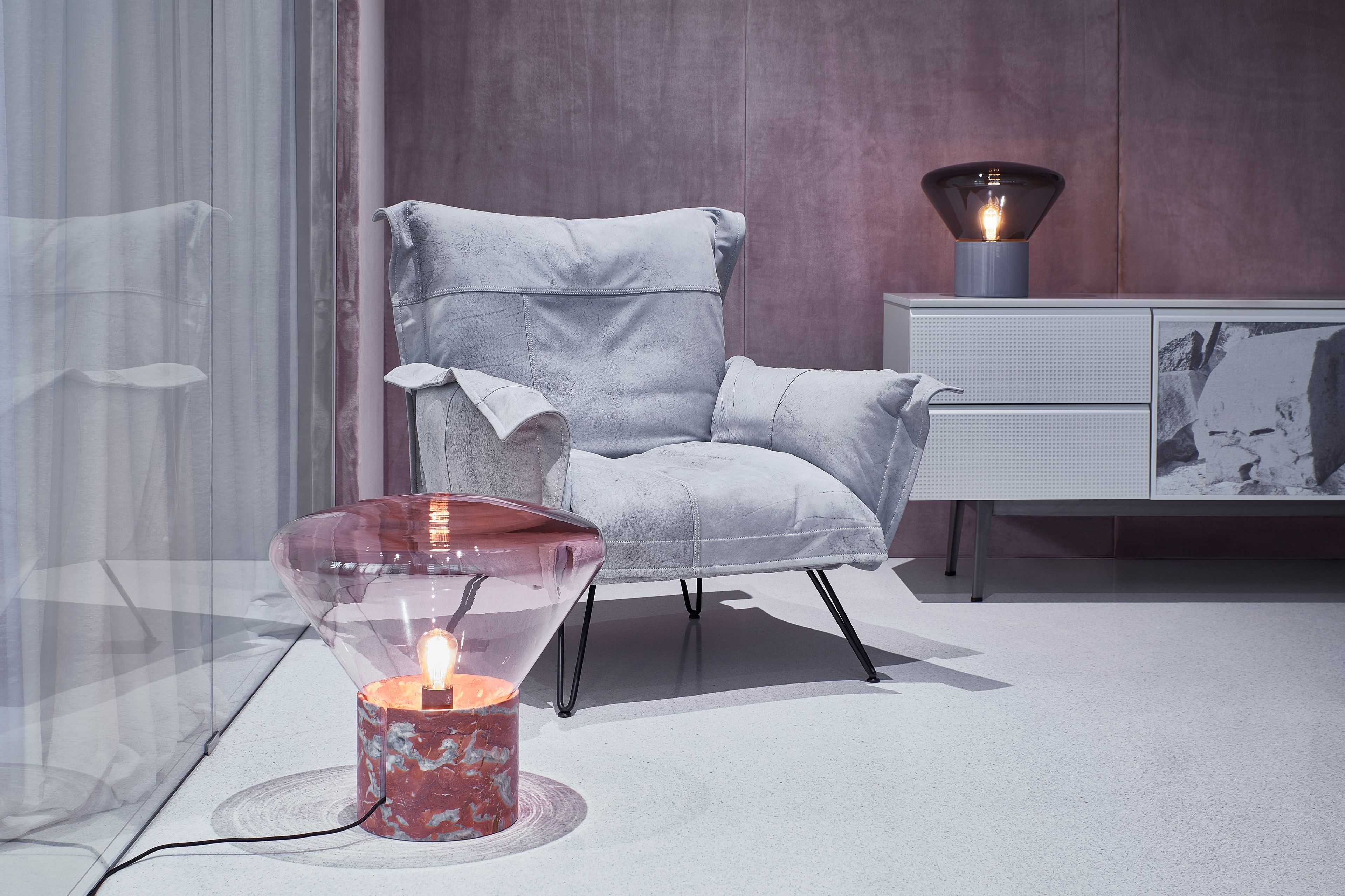 Мраморная настольная лампа BROKIS Маффины ARCH-00089583 - Вид №1