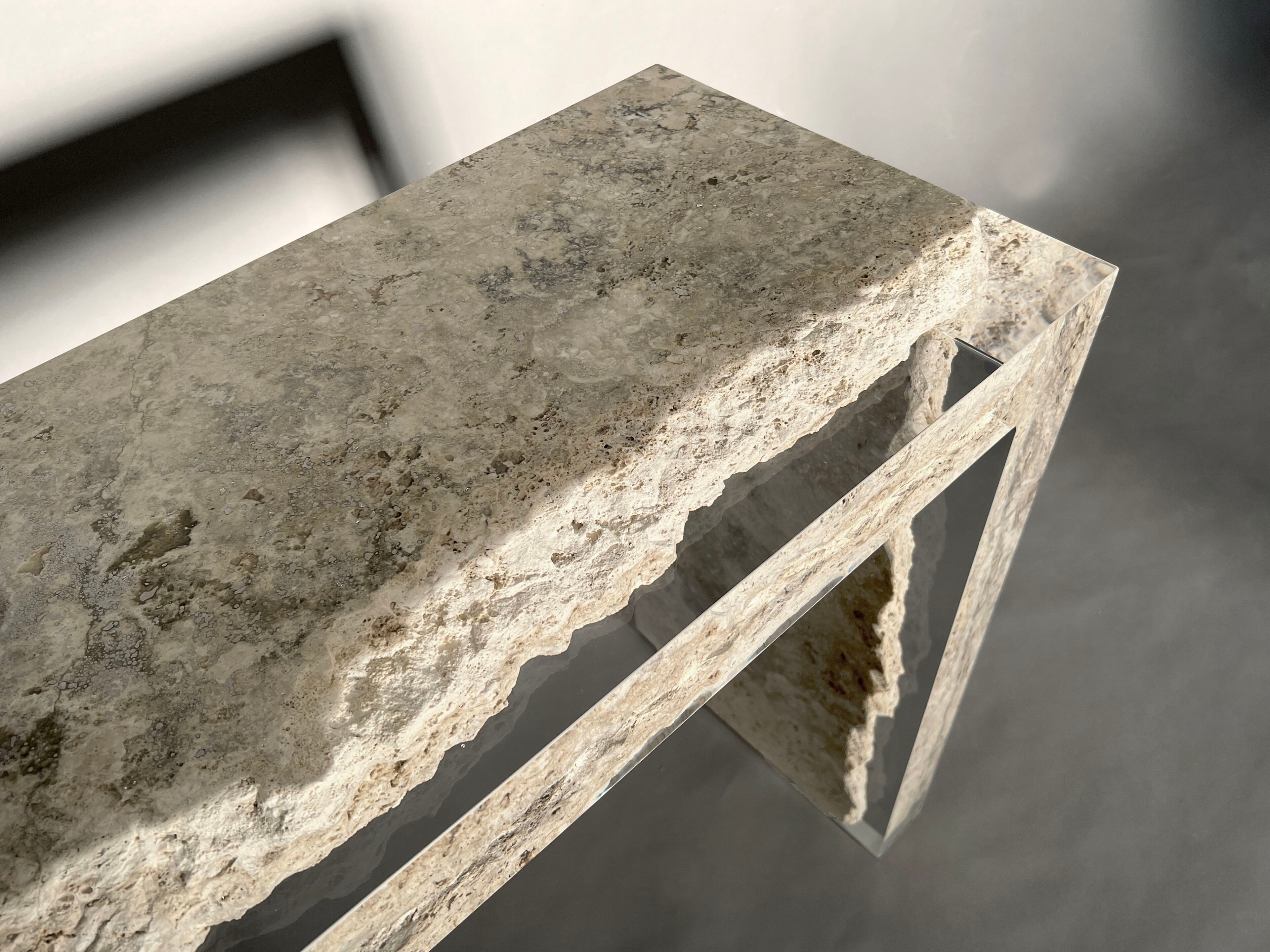 Прямоугольная консоль из травертина от Rapolano alcarol Bedrock ARCH-00045116 - Вид №10