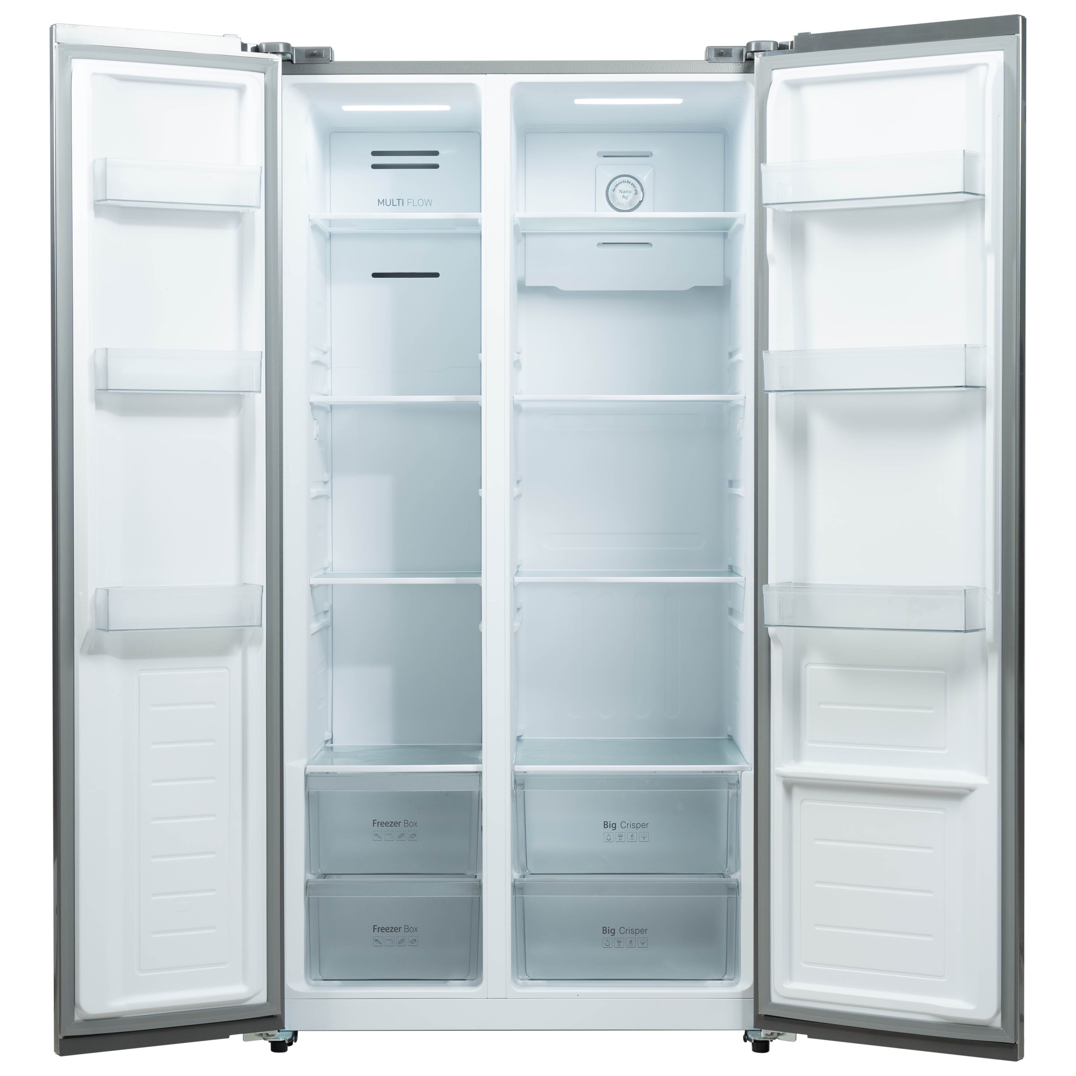 9173437 Холодильник Side by Side   Бирюса SBS 541 TWG серый STDN-0115810 - Вид №1