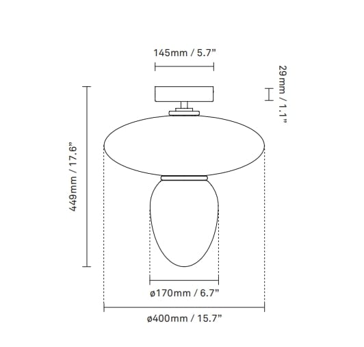 Металлический светодиодный потолочный светильник Nuura Rizzatto ARCH-00094251 - Вид №7