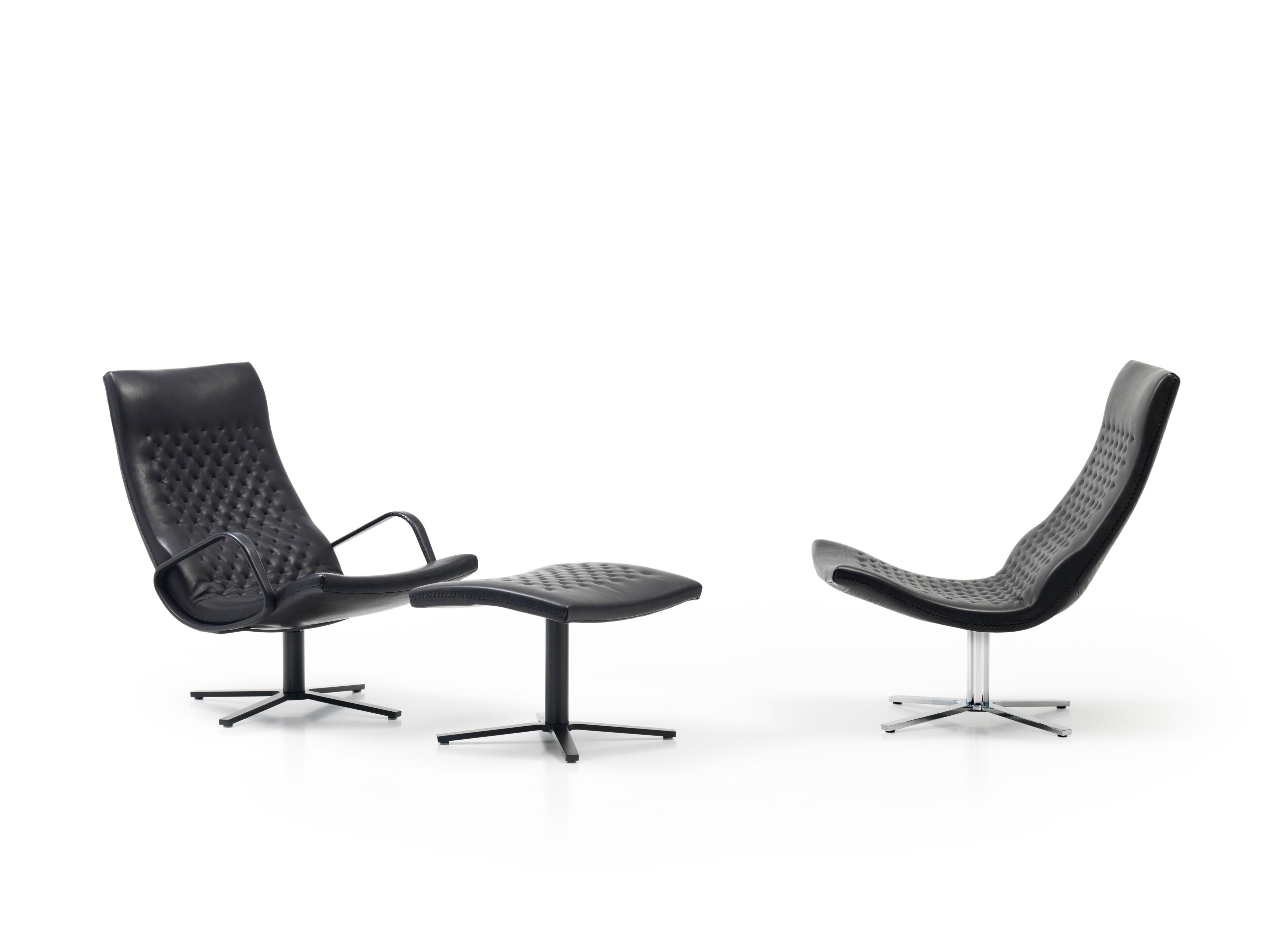 Вращающееся кресло с кожаными спицами de Sede DS-51 SLIM ARCH-00044774 - Вид №4