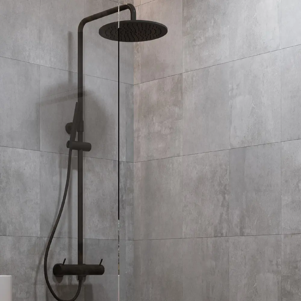 Керамическая плитка Axima Скандинавия серый бетон 28×40 см 84133814 STLM-0046616