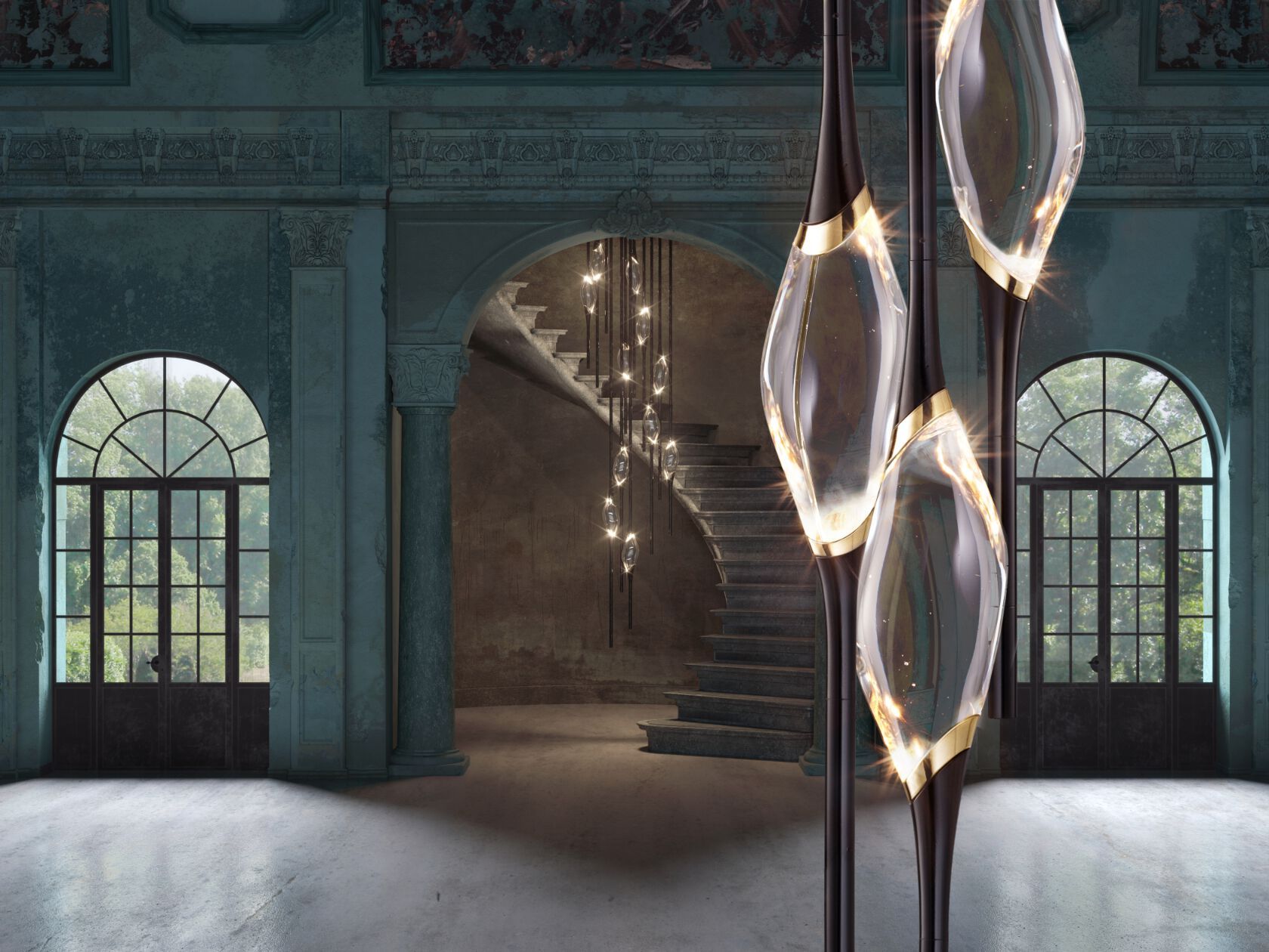 Кристалл светодиодный потолочный светильник Il Pezzo Mancante кусок 12 ARCH-00122747 - Вид №1