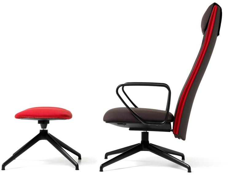 Diemme Стул для руководителя из ткани с 4 спицами Velvet sun-id-1385283 - Вид №4