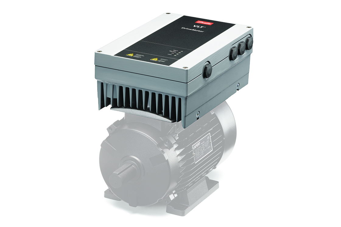 Danfoss VLT FCP 106 — преобразователь частоты для установки на любой стандартный асинхронный или синхронный двигатель мощностью от 0,55 до 7,5 кВт FCP106N5K5T4C66H1FSXXAX0 134X1912 